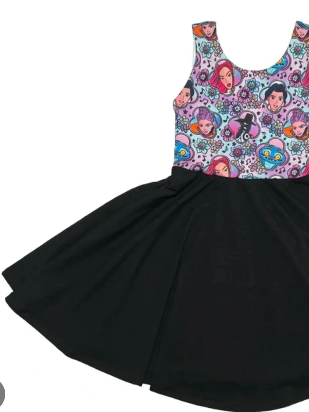Malia + Kai KPop Demon Hunter Twirl Dress Sz 7